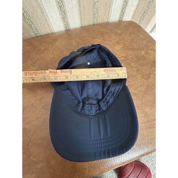 Tommy Hilfiger Logo Men’s OSFM Hat Baseball Cap Navy Blue Adjustable Hook Loop - Picture 8 of 9